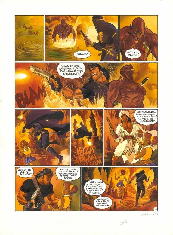 Planche couleur, Gipsy, L'Aile Blanche (T.5), Enrico Marini