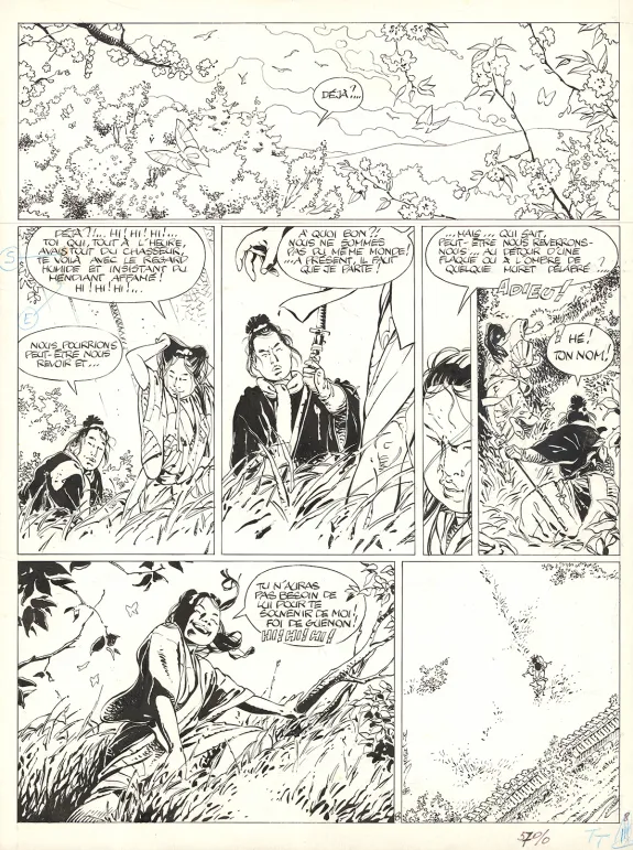Planche noir et blanc, Kogaratsu, Marc Michetz