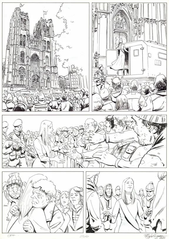Black and white original page, OFF, Patrice Réglat-Vizzavona