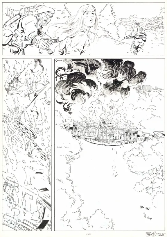 Black and white original page, OFF, Patrice Réglat-Vizzavona