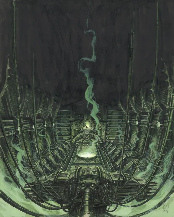 Planche couleur, Requiem Chevalier Vampire, Le Bal des Vampires (T.4), Olivier Ledroit