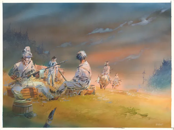 Illustration couleur, Pawnee, Patrick Prugne