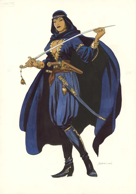 Illustration couleur, Gipsy, Enrico Marini