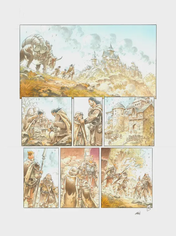 Planche couleur, Les Hautes Herbes,  Grun