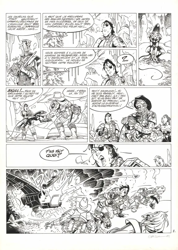 Planche noir et blanc, Kookaburra, Secteur WBH3 (T.2),  Crisse
