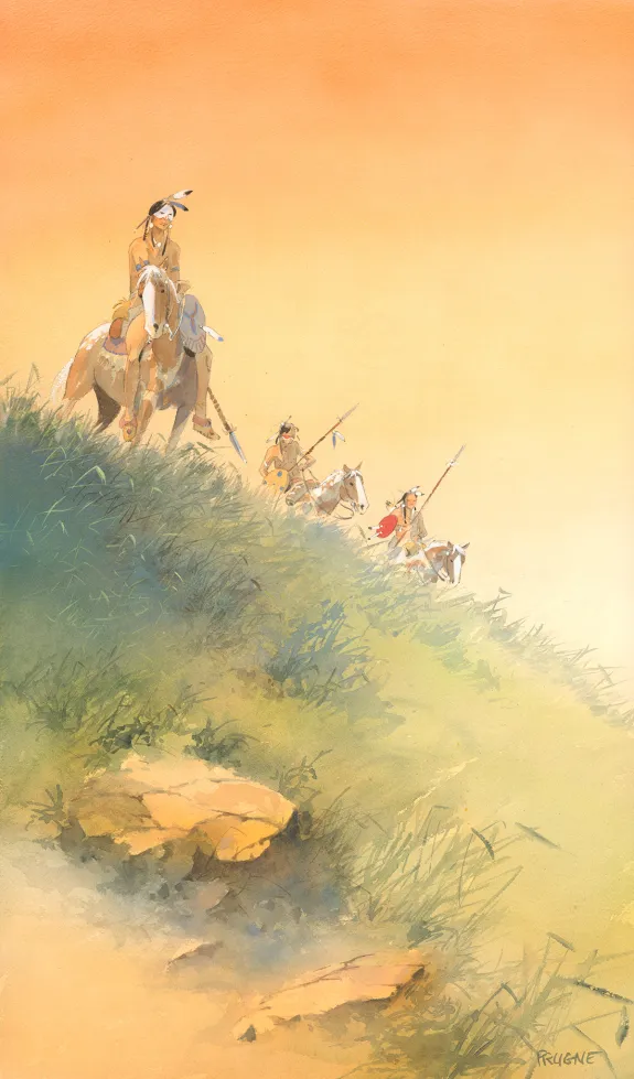 Illustration couleur, Cheyenne, Patrick Prugne