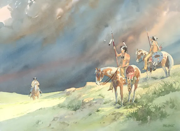 Illustration couleur, Cheyenne, Patrick Prugne