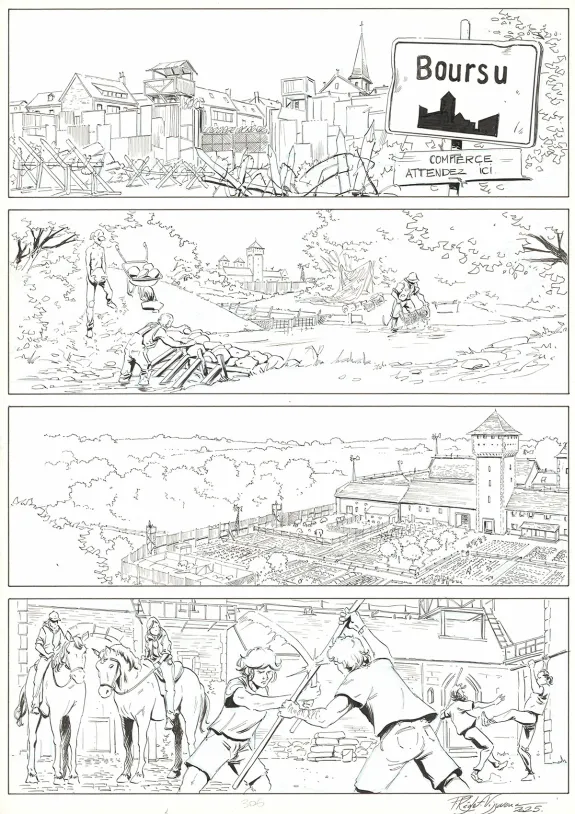 Black and white original page, OFF, Patrice Réglat-Vizzavona
