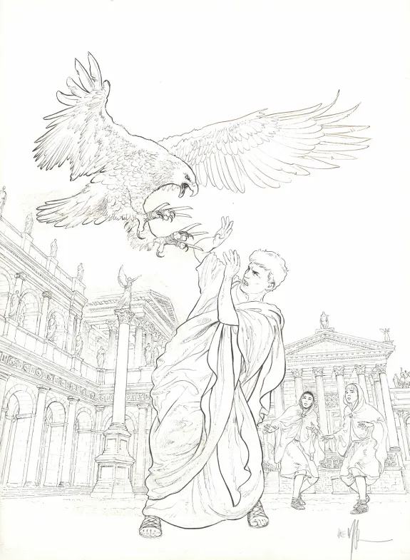 Couverture, Alix Senator, Les Aigles de sang (T.1), Thierry Démarez
