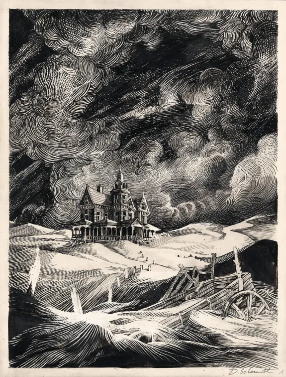 Black and white original page, Daria Schmitt