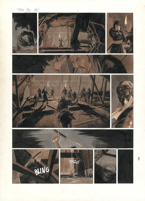Planche couleur, Servitude, Livre II - Drekkars (T.2), Eric Bourgier