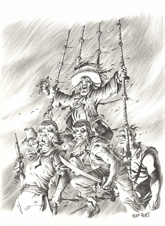 Couverture, Kernok le pirate,  Riff Reb's