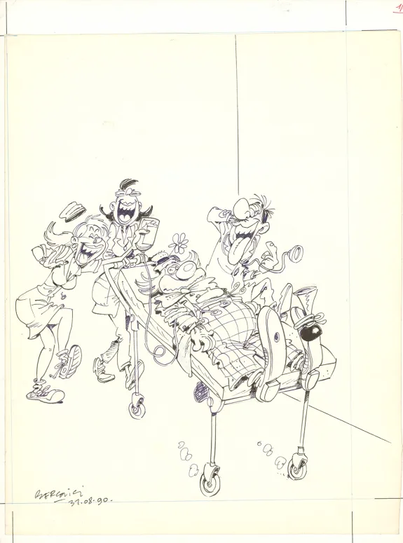 Couverture, Les Femmes en Blanc, Gai rire à tout prix (T.6), Philippe Bercovici