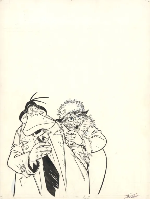 Cover project, Une enquête de l'Inspecteur Canardo, La marque de Raspoutine (T.2), Benoît Sokal