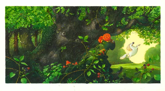 Illustration couleur, Lulu Vroumette, Lulu et le cheval qui danse, Frédéric Pillot