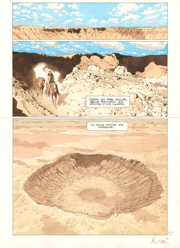 Planche couleur, Comanche Trail, Christian Rossi