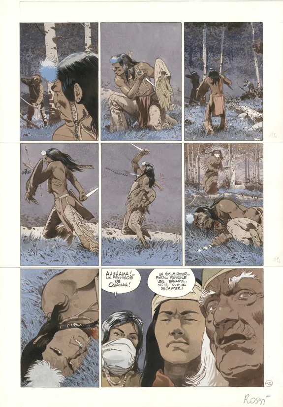 Planche couleur, Comanche Trail, Christian Rossi