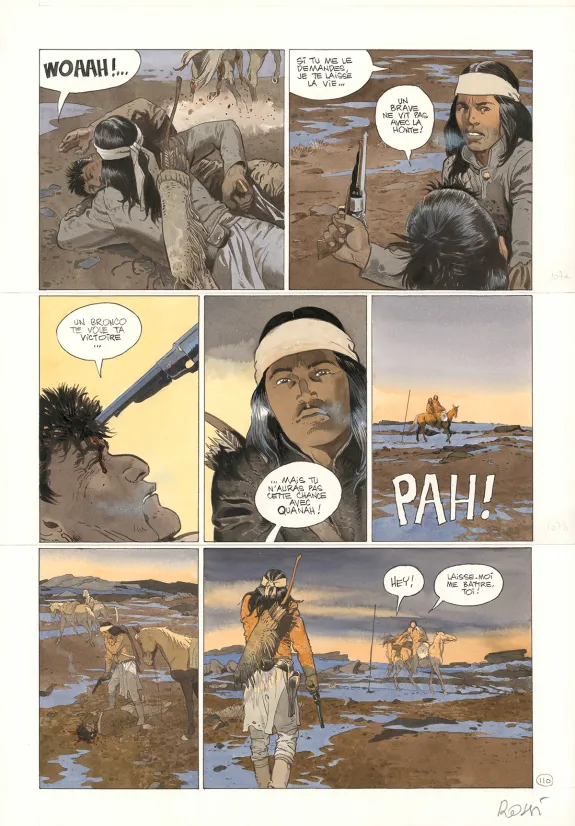 Planche couleur, Comanche Trail, Christian Rossi