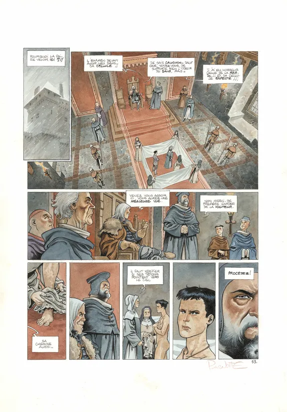 Planche couleur, Cauchon... Ou l'homme qui tua Jeanne d'Arc, Joël Parnotte