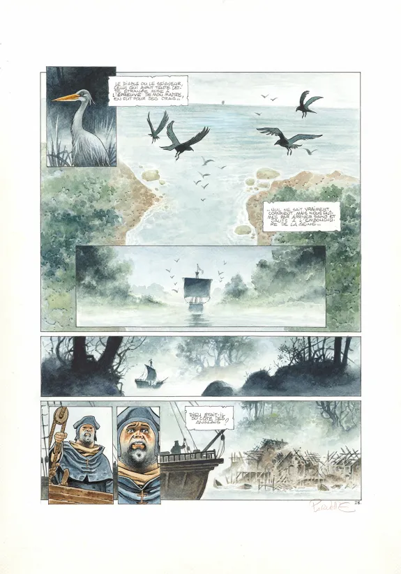 Planche couleur, Cauchon... Ou l'homme qui tua Jeanne d'Arc, Joël Parnotte
