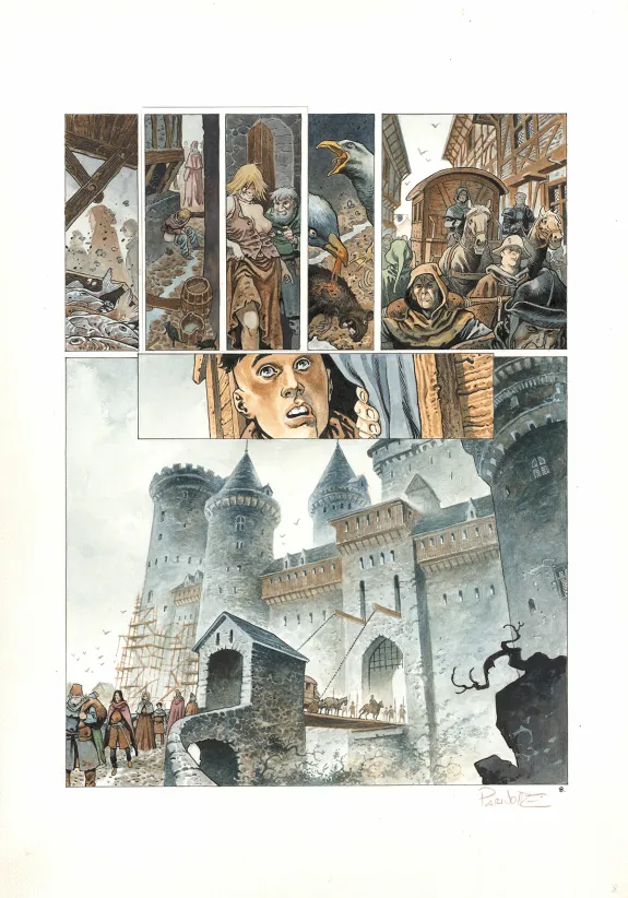 Planche couleur, Cauchon... Ou l'homme qui tua Jeanne d'Arc, Joël Parnotte