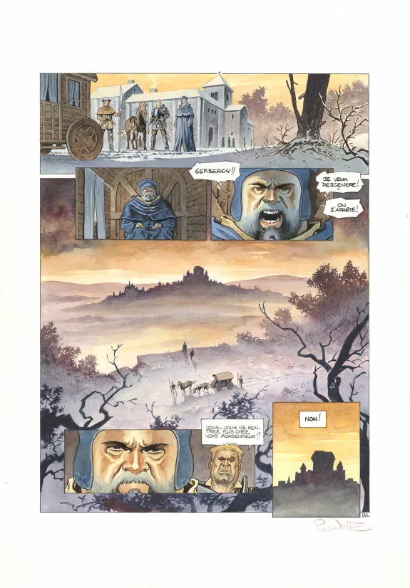 Planche couleur, Cauchon... Ou l'homme qui tua Jeanne d'Arc, Joël Parnotte