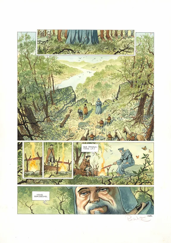 Planche couleur, Cauchon... Ou l'homme qui tua Jeanne d'Arc, Joël Parnotte