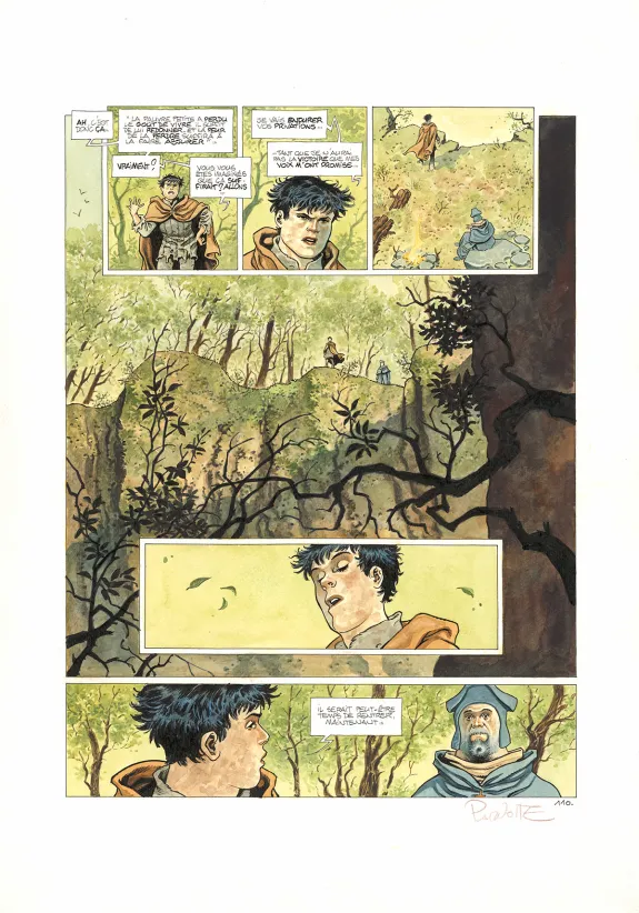 Planche couleur, Cauchon... Ou l'homme qui tua Jeanne d'Arc, Joël Parnotte