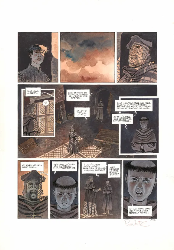 Planche couleur, Cauchon... Ou l'homme qui tua Jeanne d'Arc, Joël Parnotte