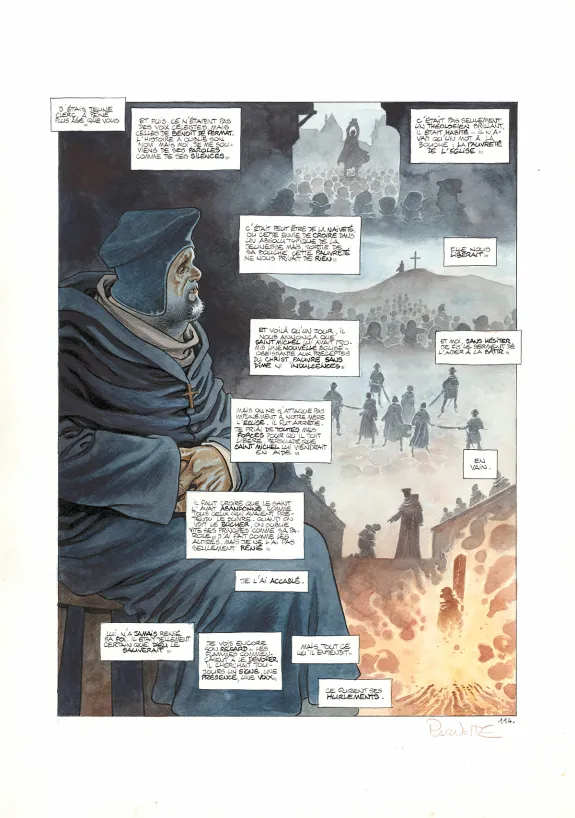 Planche couleur, Cauchon... Ou l'homme qui tua Jeanne d'Arc, Joël Parnotte