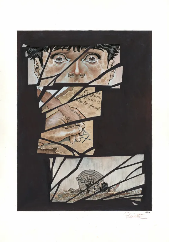 Planche couleur, Cauchon... Ou l'homme qui tua Jeanne d'Arc, Joël Parnotte