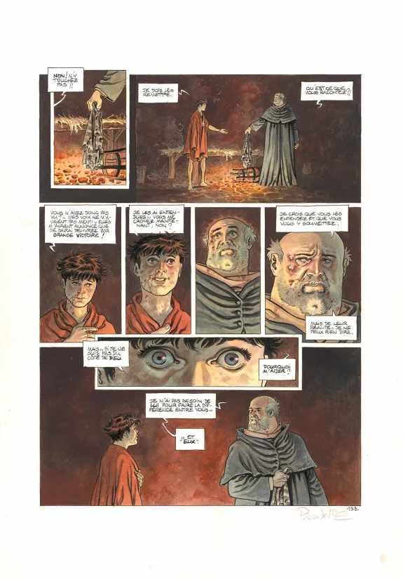 Planche couleur, Cauchon... Ou l'homme qui tua Jeanne d'Arc, Joël Parnotte