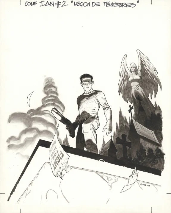 Couverture, IAN, Leçon de ténèbres (T.2), Ralph Meyer