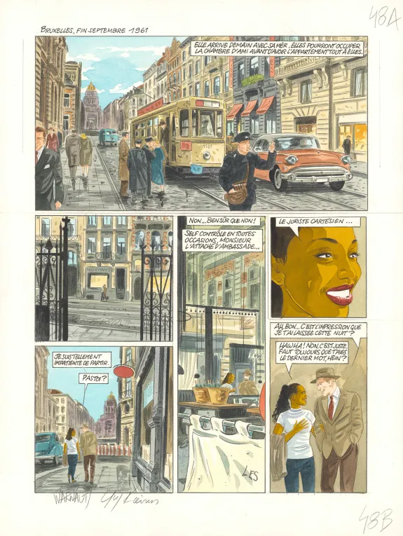 Planche couleur, Les Jours heureux, Nouvelle vague (T.2),  Warnauts et Raives