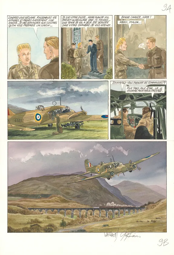 Planche couleur, Ciel d'orages, Harvest Moons (T.2),  Warnauts et Raives