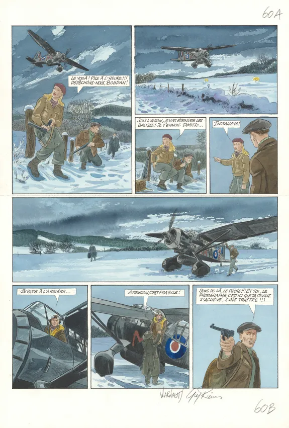 Colored original page, Ciel d'orages, Harvest Moons (T.2),  Warnauts et Raives
