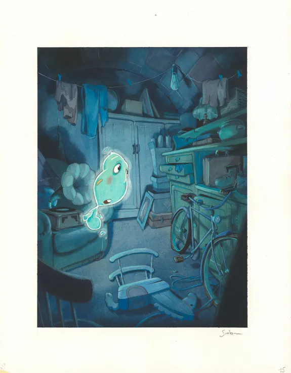 Colored illustration, Peur de rien !, Quentin Gréban