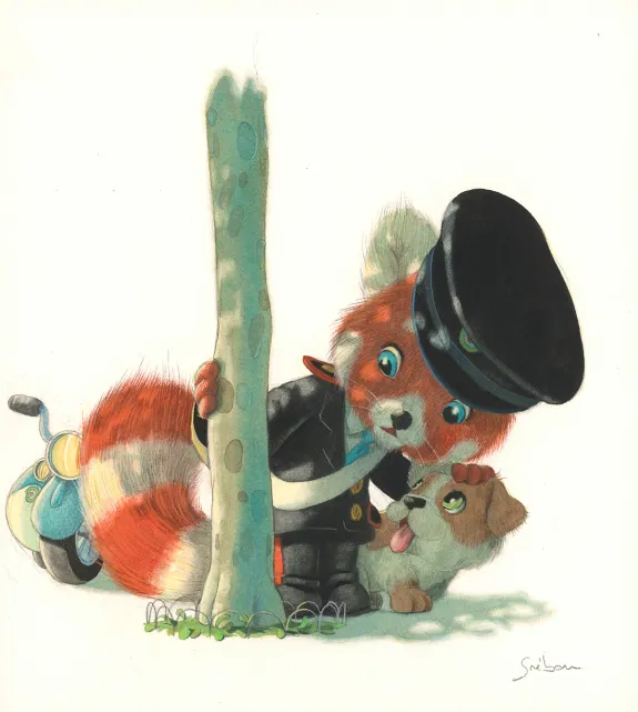 Colored illustration, On a volé doudou !, Quentin Gréban