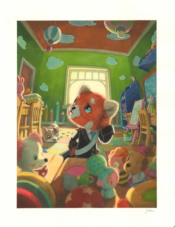 Colored illustration, On a volé doudou !, Quentin Gréban