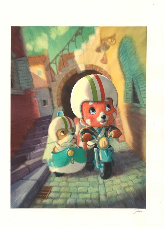Colored illustration, On a volé doudou !, Quentin Gréban