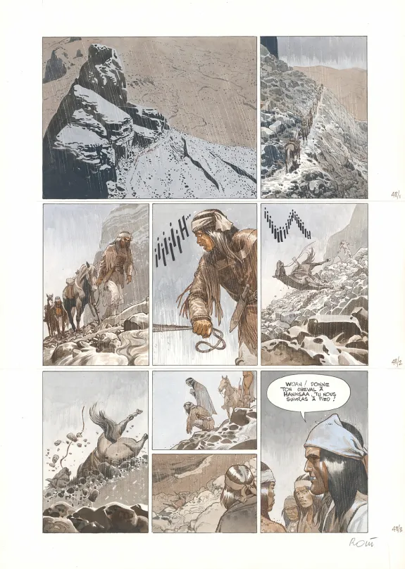 Planche couleur, Golden West, Christian Rossi