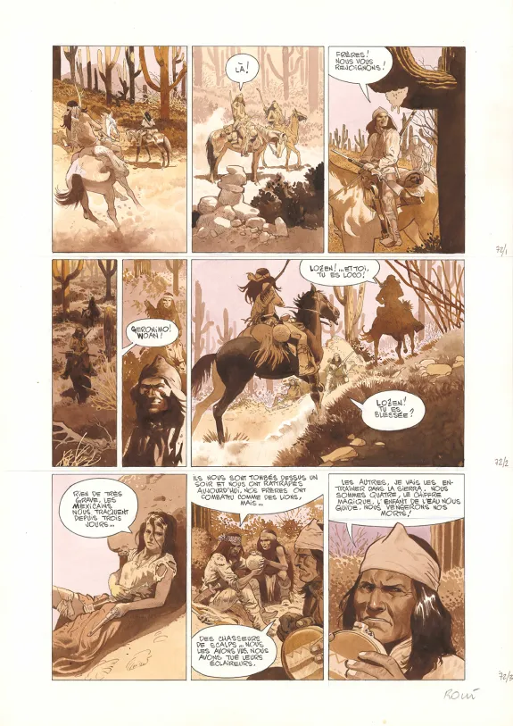 Planche couleur, Golden West, Christian Rossi