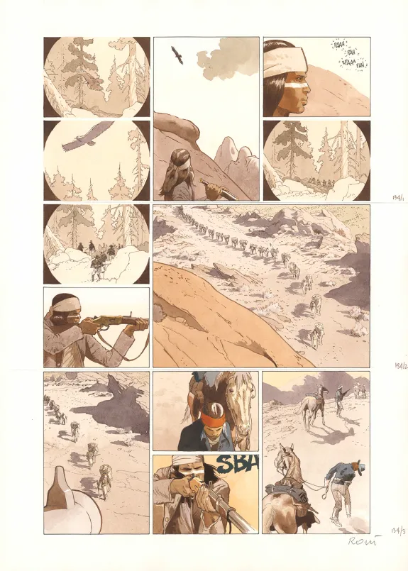 Planche couleur, Golden West, Christian Rossi