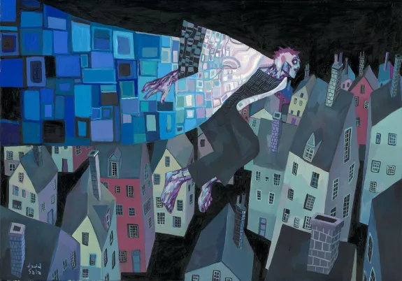 Peinture, Frankenstein, David Sala