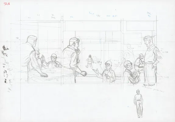 Sketch, Blake et Mortimer, Ted Benoit