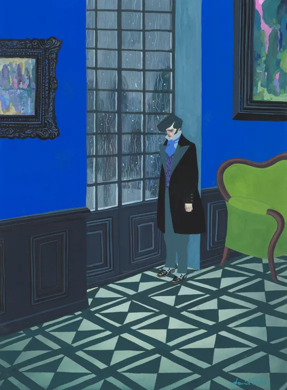Illustration couleur, Frankenstein, David Sala
