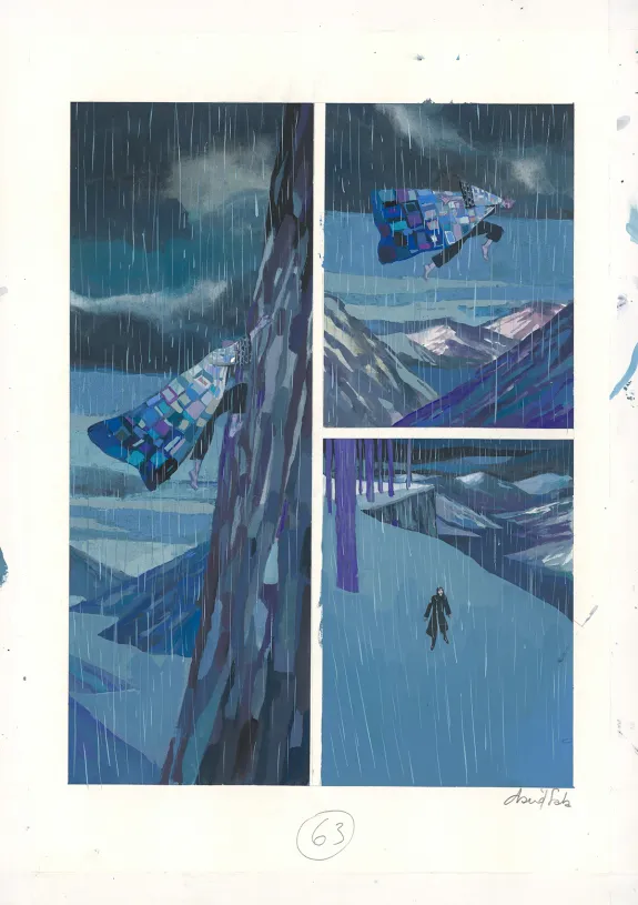 Planche couleur, Frankenstein, David Sala
