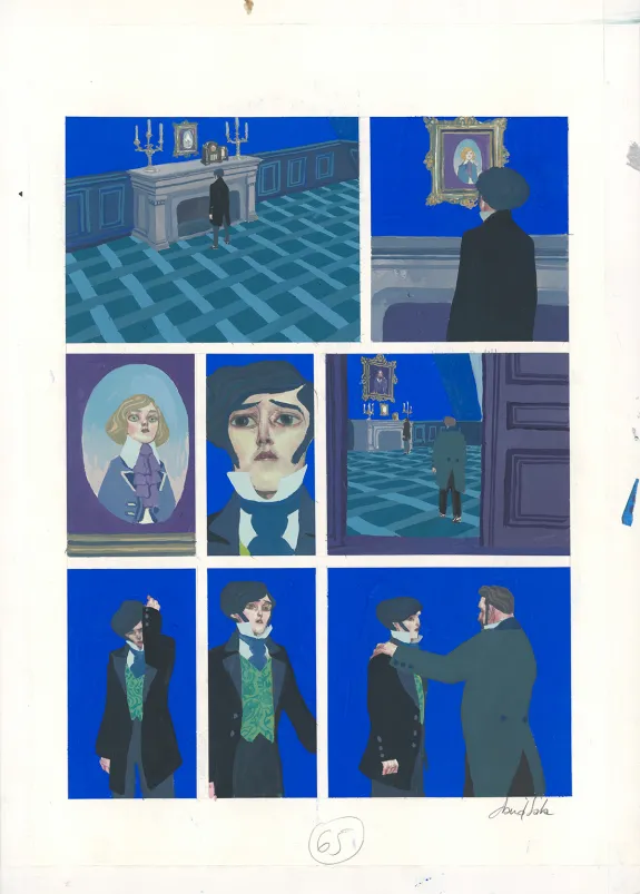 Planche couleur, Frankenstein, David Sala