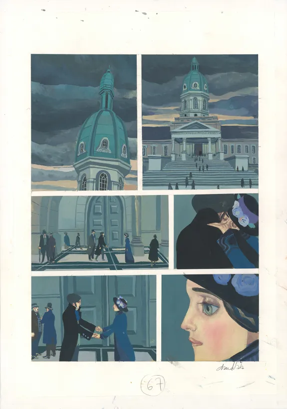 Planche couleur, Frankenstein, David Sala