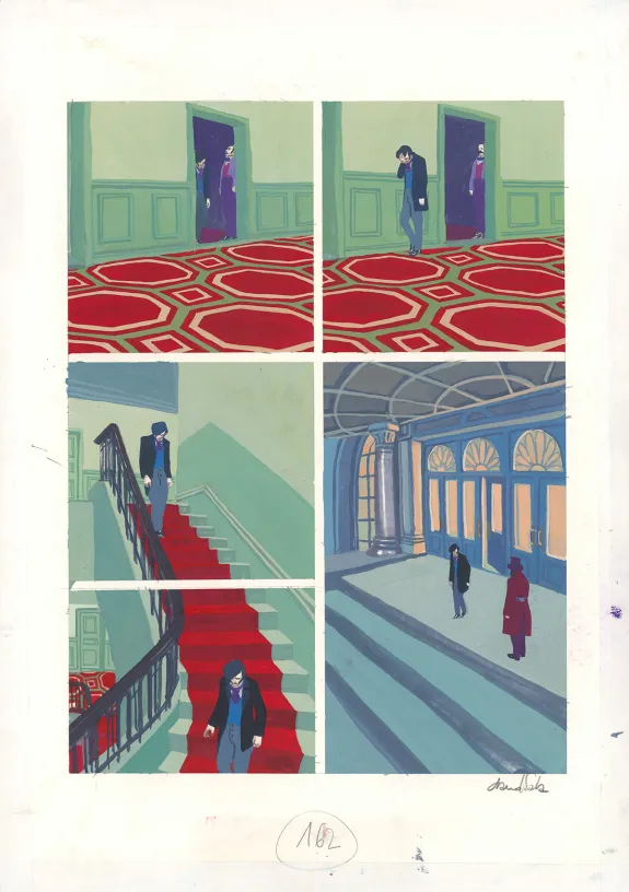 Planche couleur, Frankenstein, David Sala